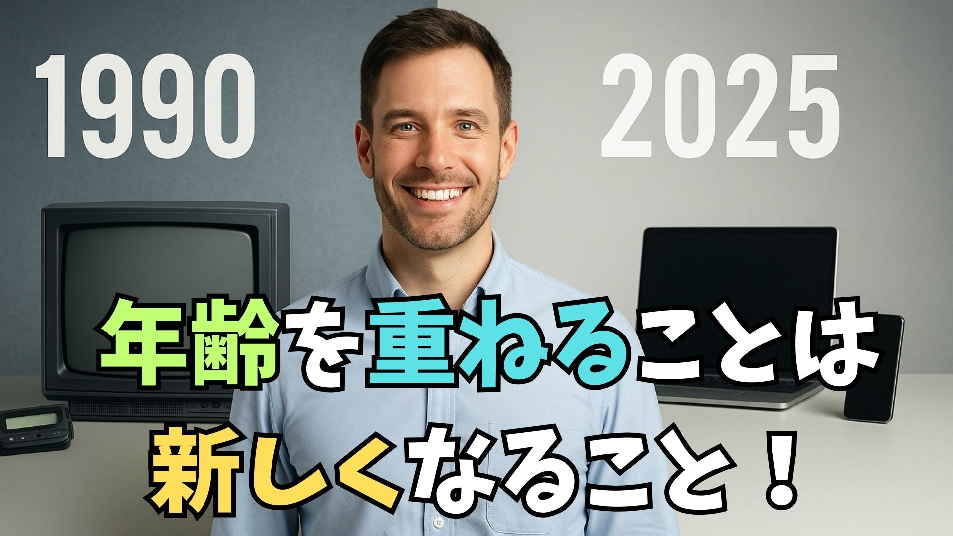 今の自分はつねに新型！「老若」ではなく「新旧」でとらえよう