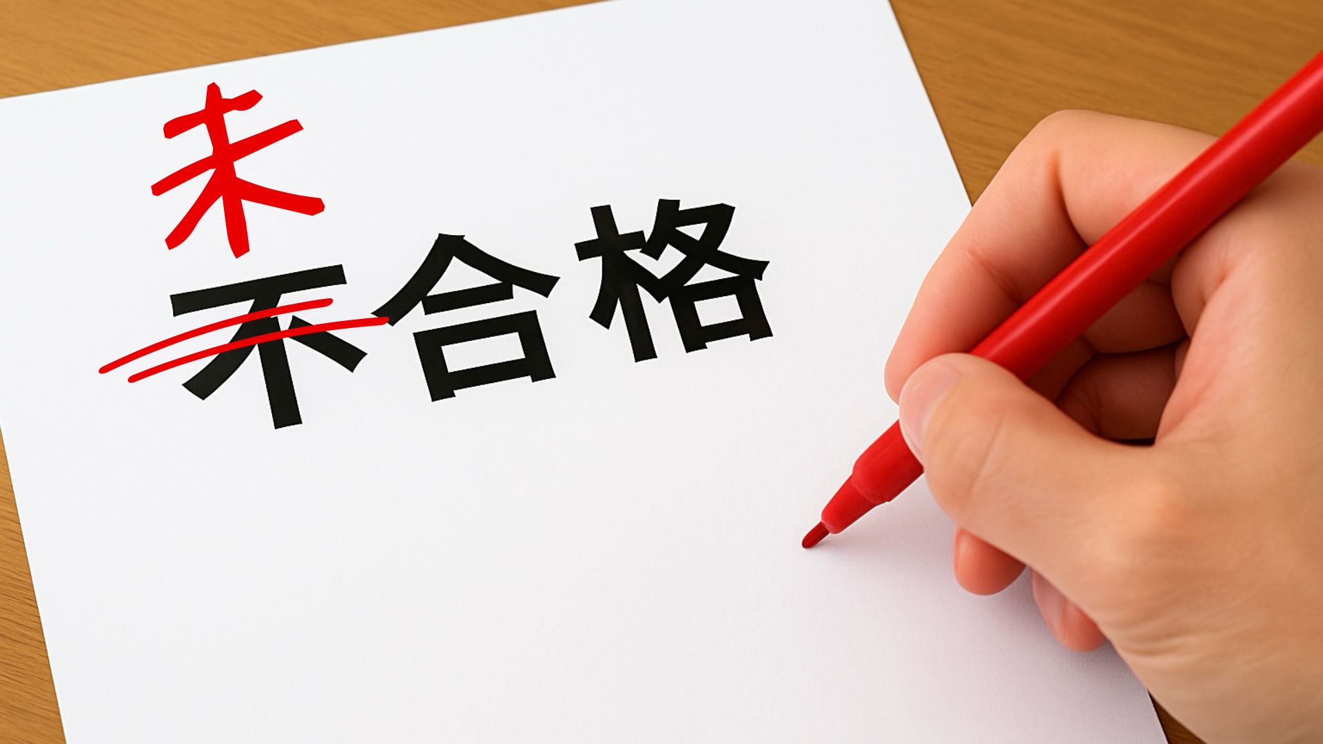 ×なんてない！まだ◯に届いてないだけ
