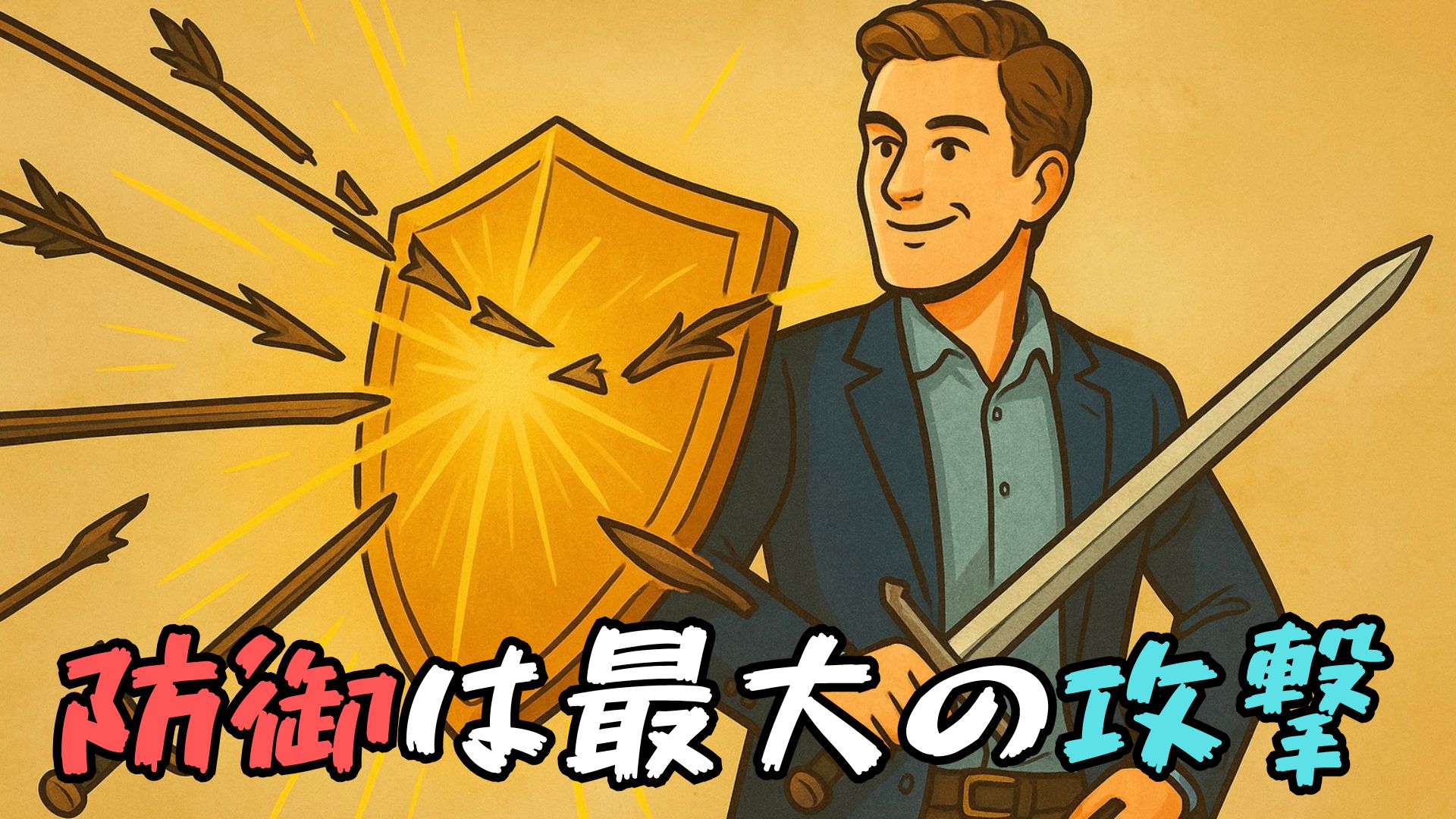 「防御は最大の攻撃」という考え方